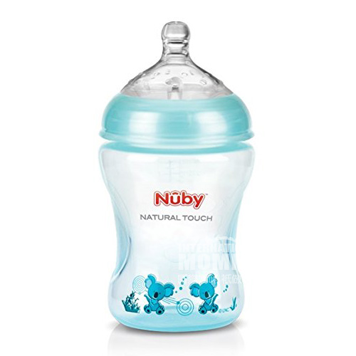 Nuby 미국내추럴밀크센서광구 PP 젖병 240 ml 0 개월이상해외버전