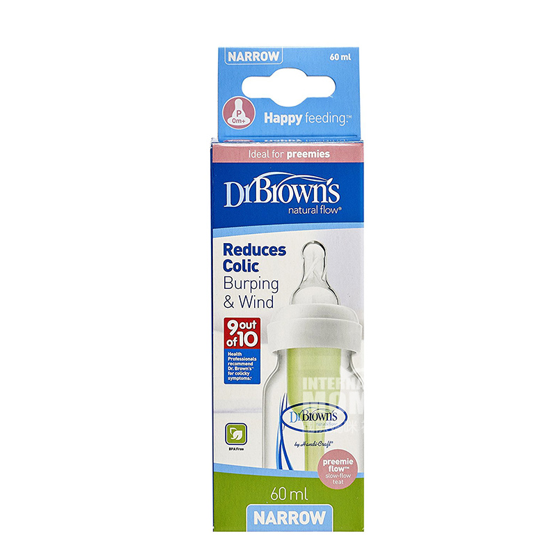Dr Brown`s 미국표준구경 PP 젖병 60ml 조산신생아해외버전
