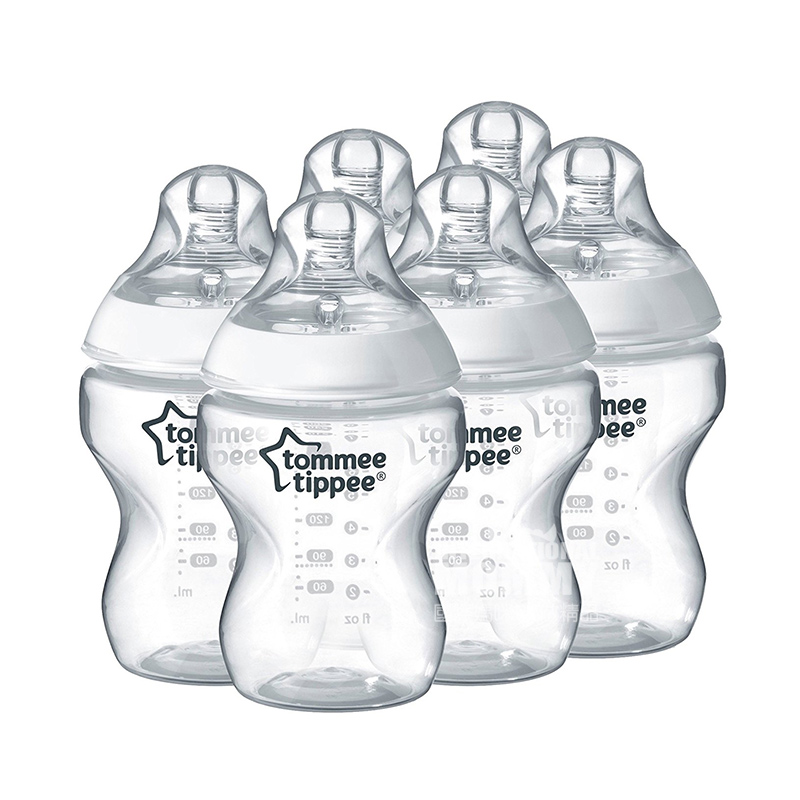 Tommee Tippee 영국넓은입헛배부름 PP 아기병 6 개 260ml 0-3 개월해외버전