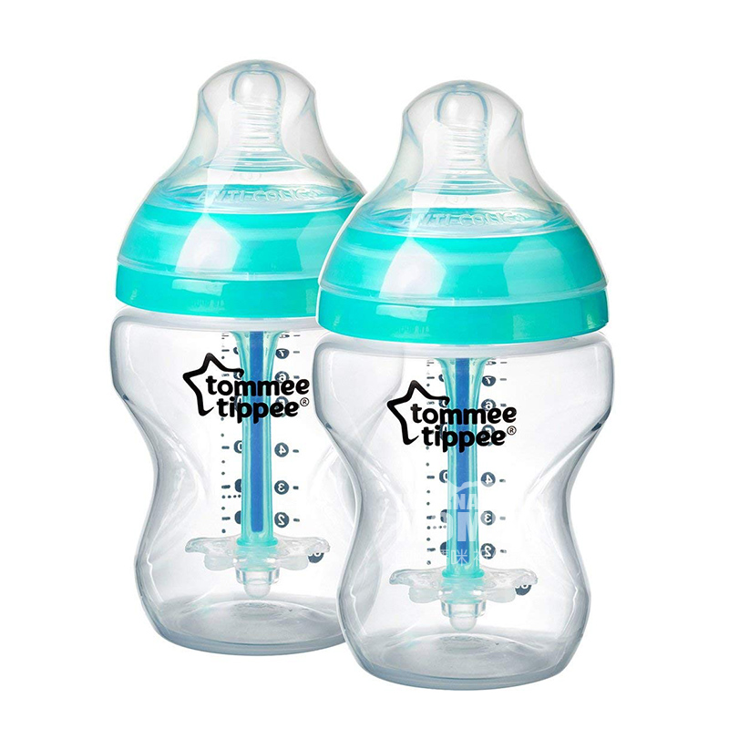 Tommee Tippee 영국넓은입헛배부름 PP 아기병 2 * 260ml 0-3 개월해외버전