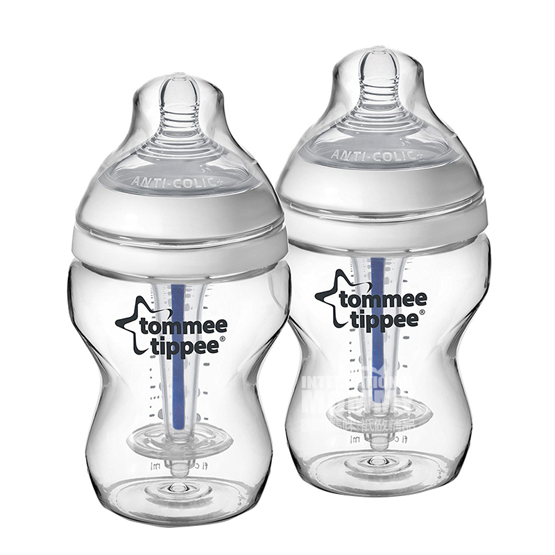 Tommee Tippee 영국넓은입헛배부름 PP 아기병 2 * 260ml 0-3 개월해외버전