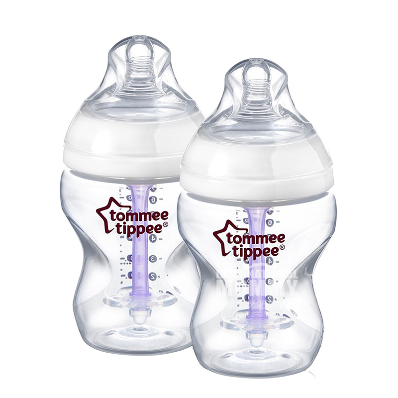 Tommee Tippee 영국넓은입헛배부름 PP 아기병 2 * 260ml 0-3 개월해외버전