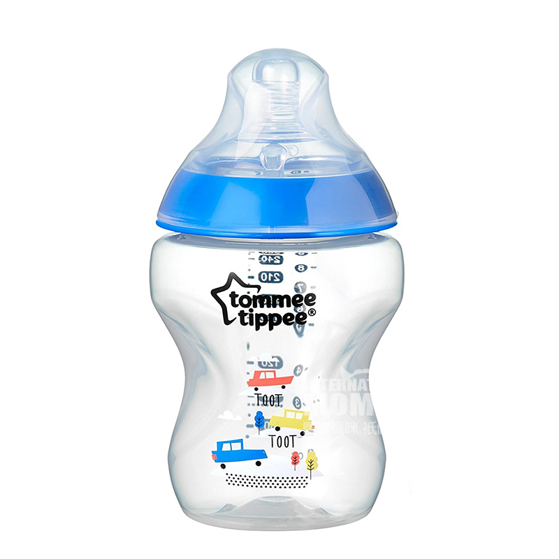 Tommee Tippee 영국넓은입헛배름 PP 젖병 6 * 260ml 파랑 0-3 개월해외버전