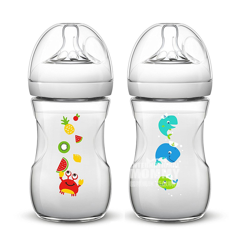 PHILIPS AVENT 영국광구경 PP 천연플라스크 6 종세트 0 - 6 개월해외판