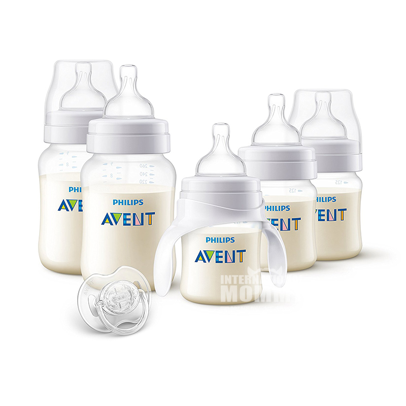 PHILIPS AVENT 영국광구경 PP 플라스틱클래식젖병 6 건세트 0 - 6 개월해외버전