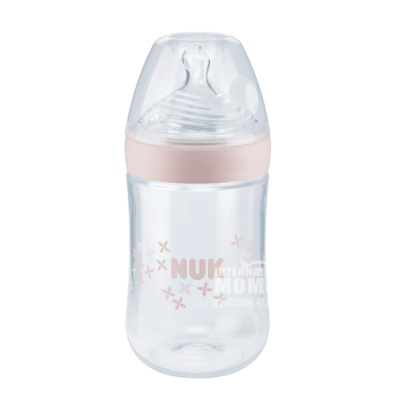 NUK 독일 NUK 매우넓은입 PP 우유병실리콘젖꼭지 260ml 6-18 개월임의의색상해외버전