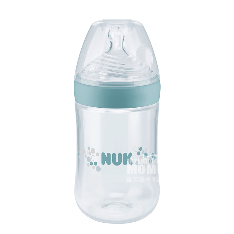 NUK 독일 NUK 매우넓은입 PP 우유병실리콘젖꼭지 260ml 6-18 개월임의의색상해외버전
