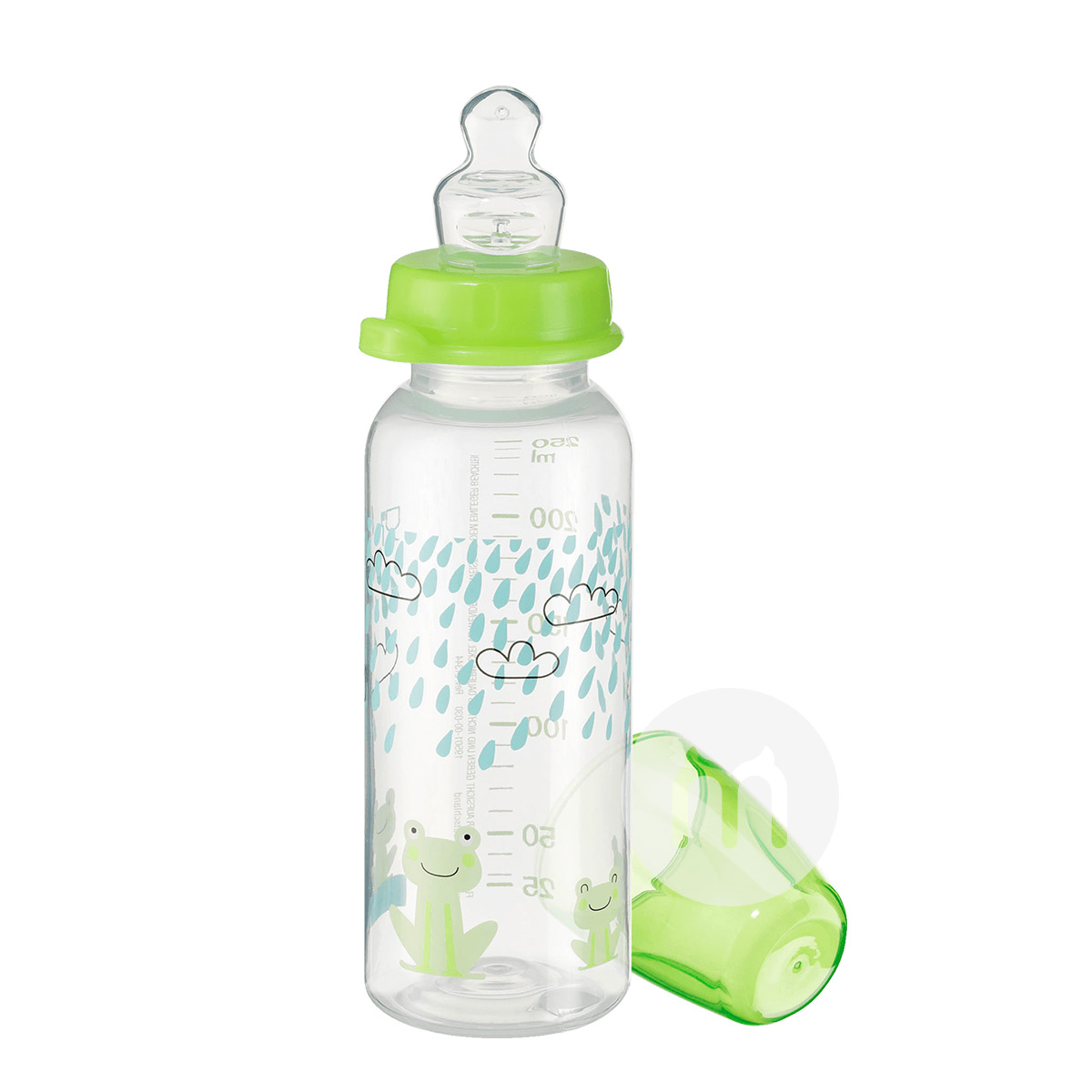 Babylove 독일표준구경실리콘젖꼭지플라스틱우유병 250ml 0-6 개월해외판