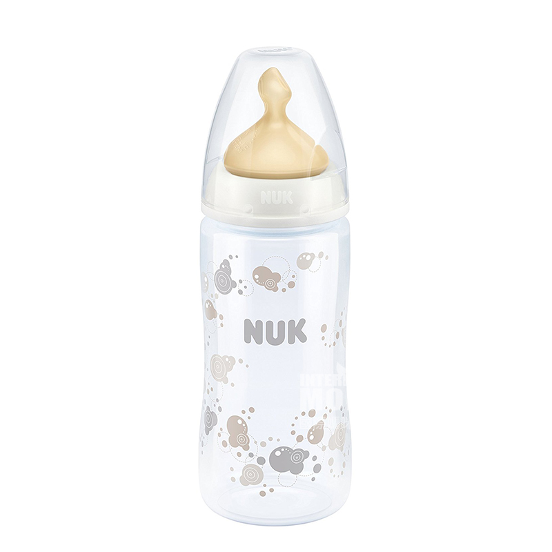 NUK 독일 NUK 넓은입 PP 우유병라텍스젖꼭지 300ml 6-18 개월해외버전