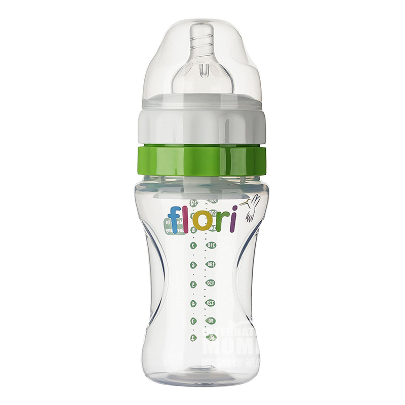Flori 독일 Flori 베이비헛배름넓은구경신선한우유병 300ml 풀스테이지해외버전