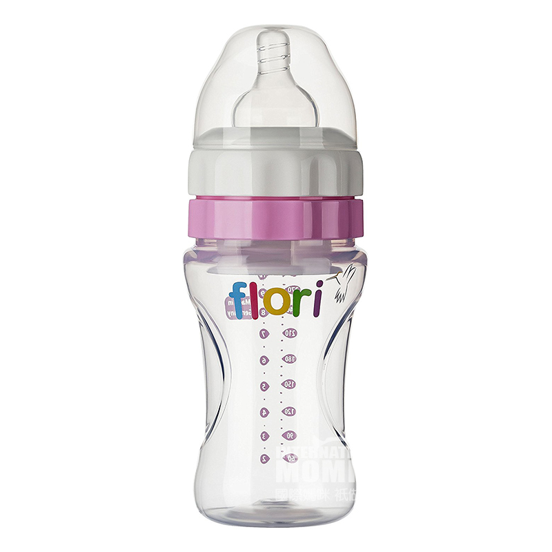 Flori 독일 Flori 베이비헛배름넓은구경신선한우유병 300ml 풀스테이지해외버전