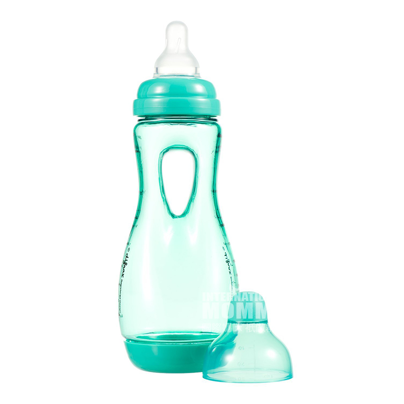 Difrax 네덜란드안티헛배름휴대용표준구경공급병 240ml 6 개월이상녹색해외버전