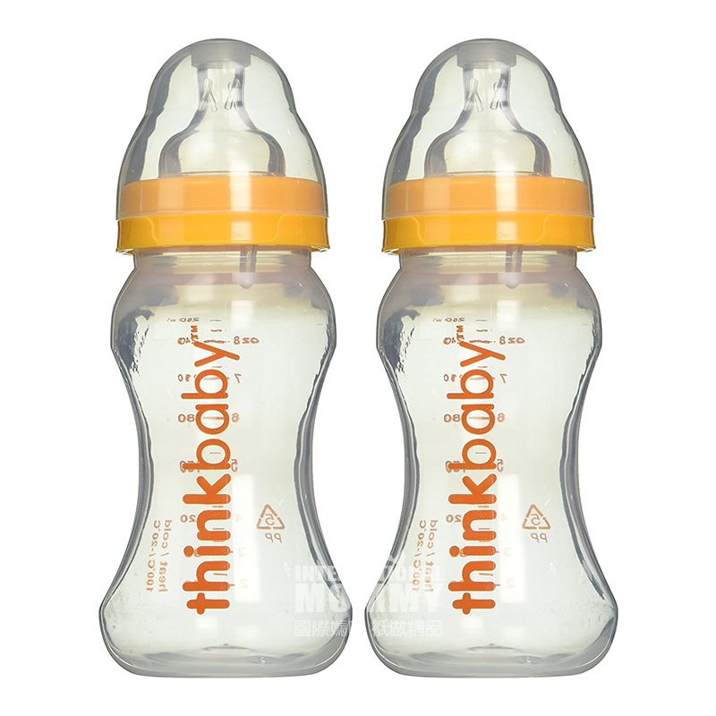 Thinkbaby 아메리칸베이비베이비 PP 병 2 개팩 270ml 0-6 개월해외판