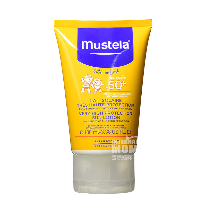 Mustela 썬스크린 SPF50 + 100ml 해외버전