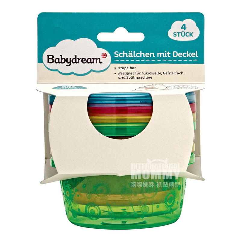 Babydream 독일베이비푸드보완식품상자 4 팩해외버전