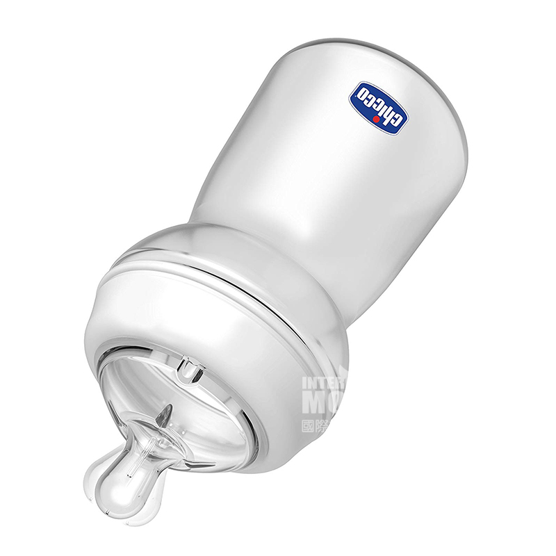 Chicco이탈리안베이비바이오닉내츄럴느낌넓은구경실리콘젖꼭지 PP 젖병 330ml 6 개월이상해외판