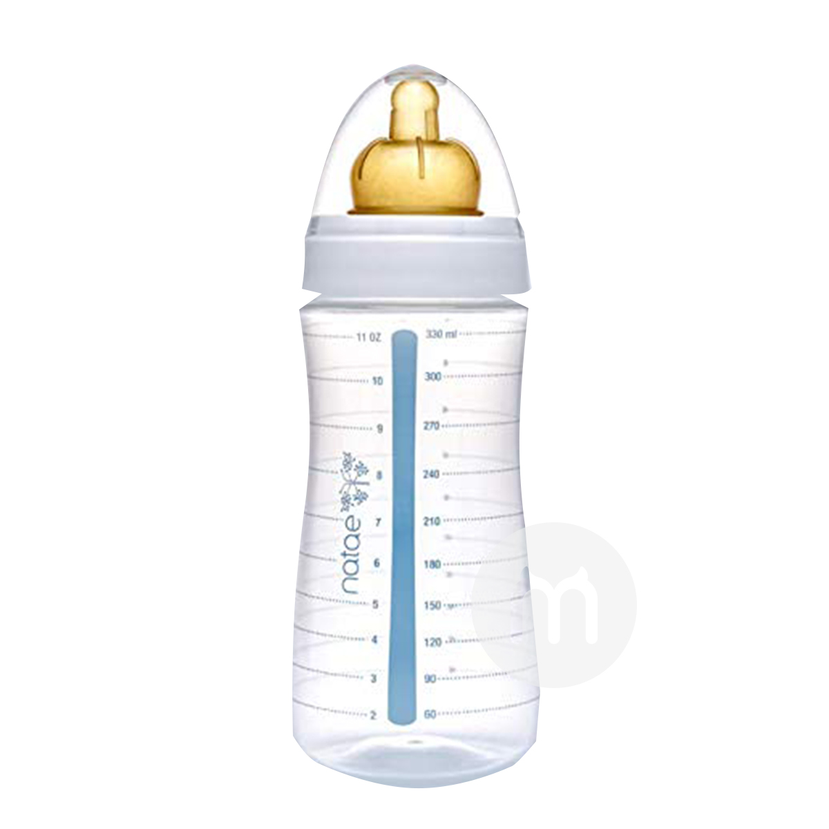 Natae 프랑스광구고무젖꼭지 PP 우유병 330ml 18 개월이상해외판