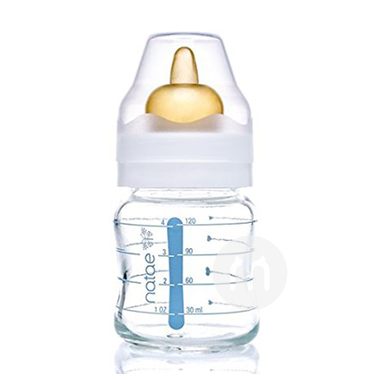 Natae 나태프랑스나태넓은입고무젖꼭지유리우유병 3pcs 해외판