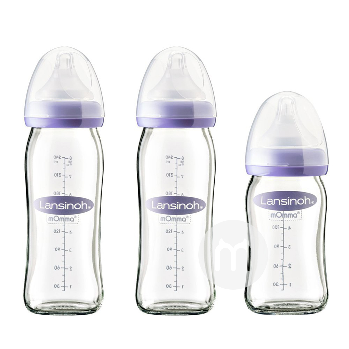 Lansinoh 란시노아메리칸유리우유병 160ml / 240ml 3 개세트해외판