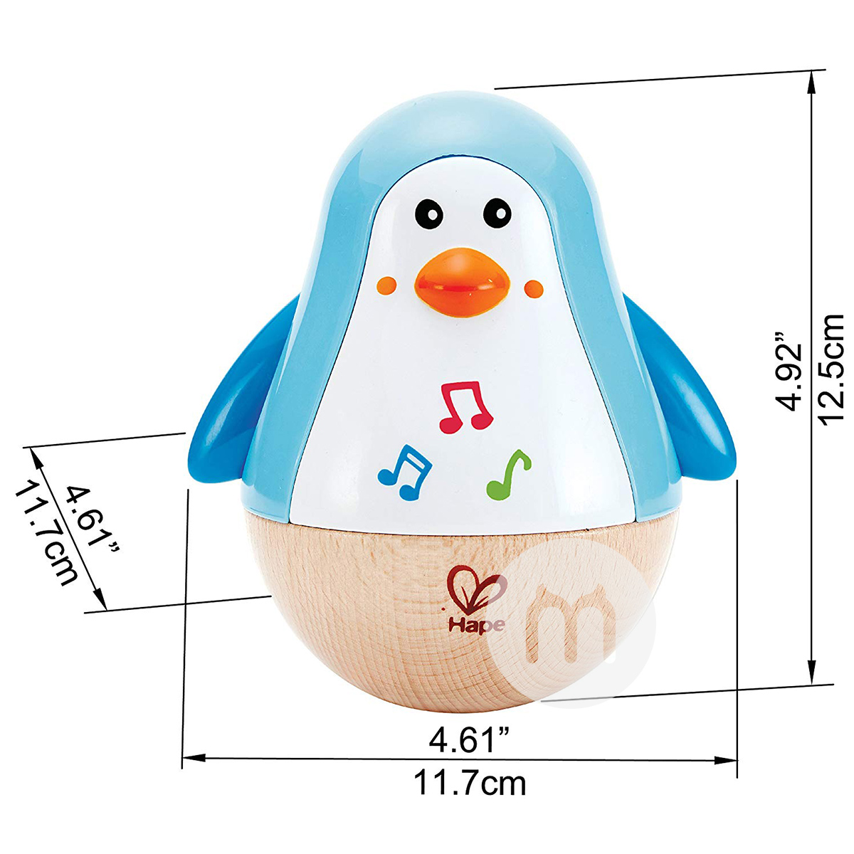 Hape 독일음악펭귄텀블러장난감해외판