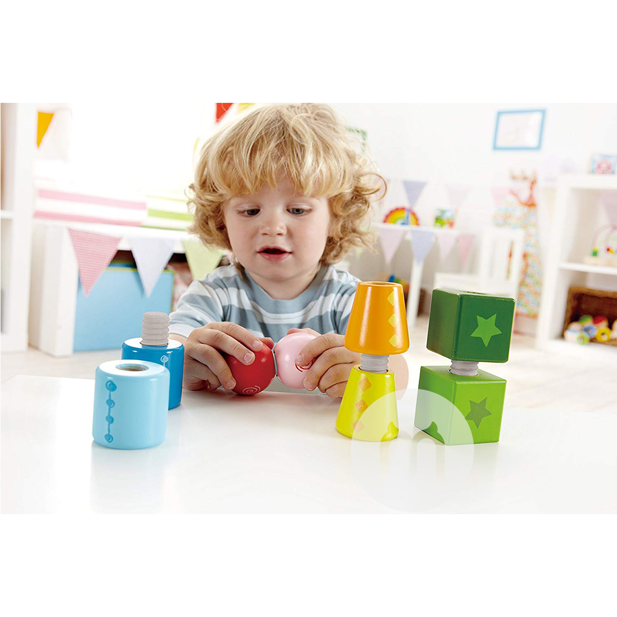 Hape 독일스크류조립및유아교육완구해외버전조립