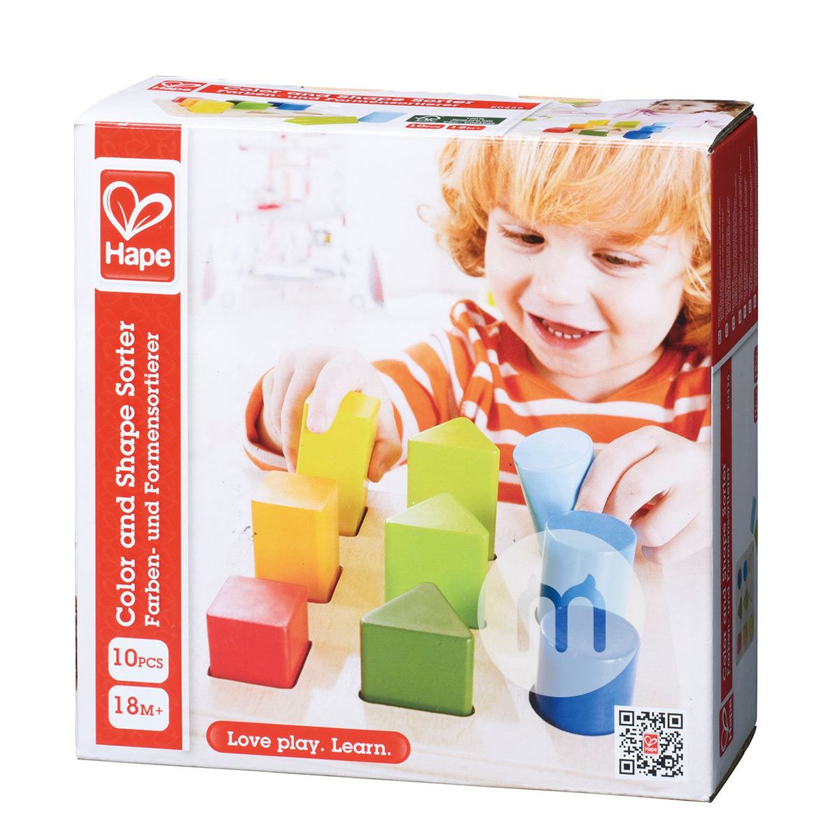 Hape 독일그라디언트나무아기교육초기학습장난감해외버전