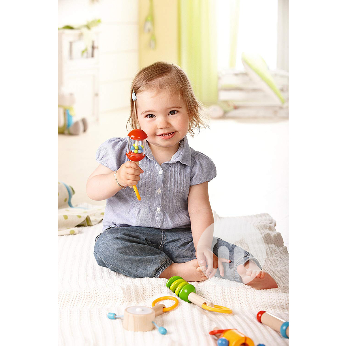 HABA 독일하바링아기나무핸드벨장난감해외버전