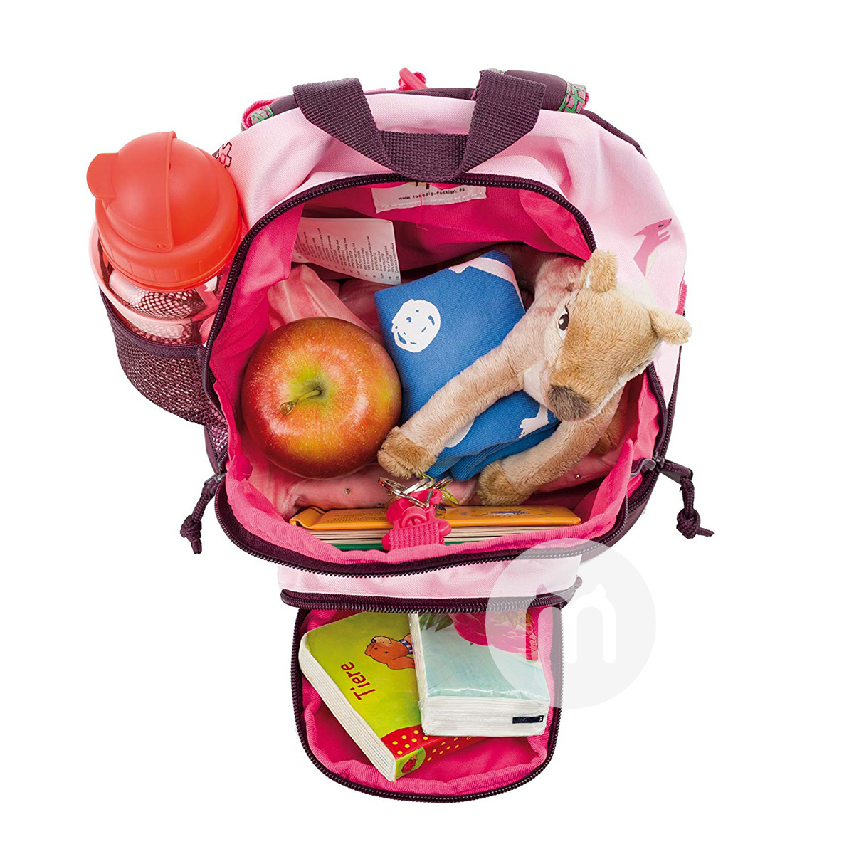 Lassig 독일사슴핑크유치원어린이방수배낭해외버전