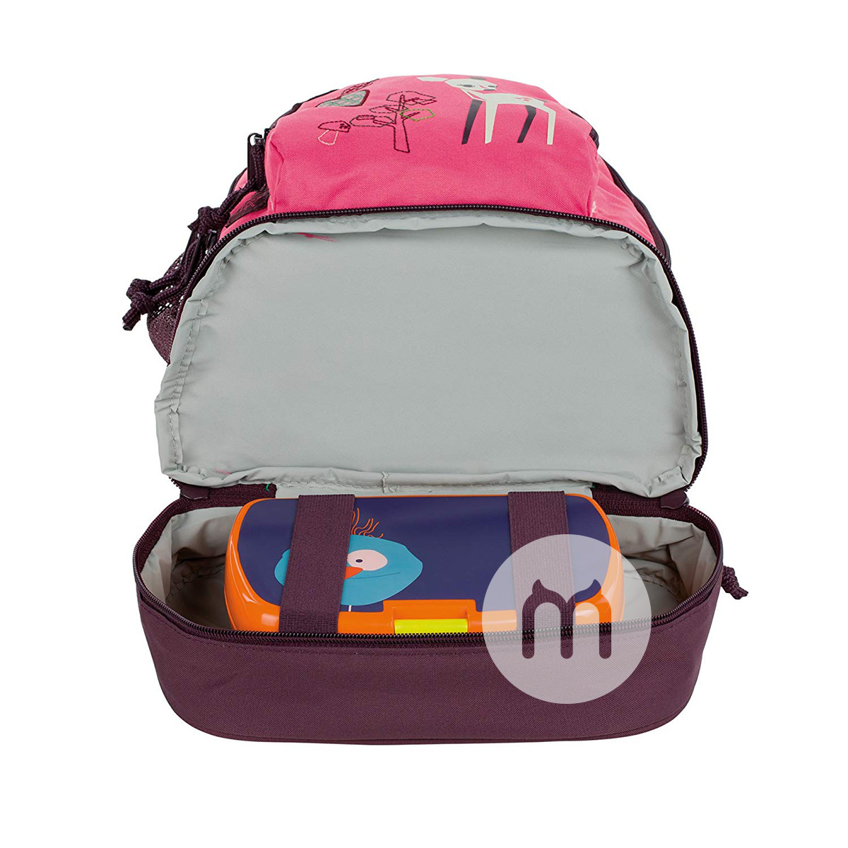 Lassig 독일사슴핑크유치원어린이방수배낭해외버전