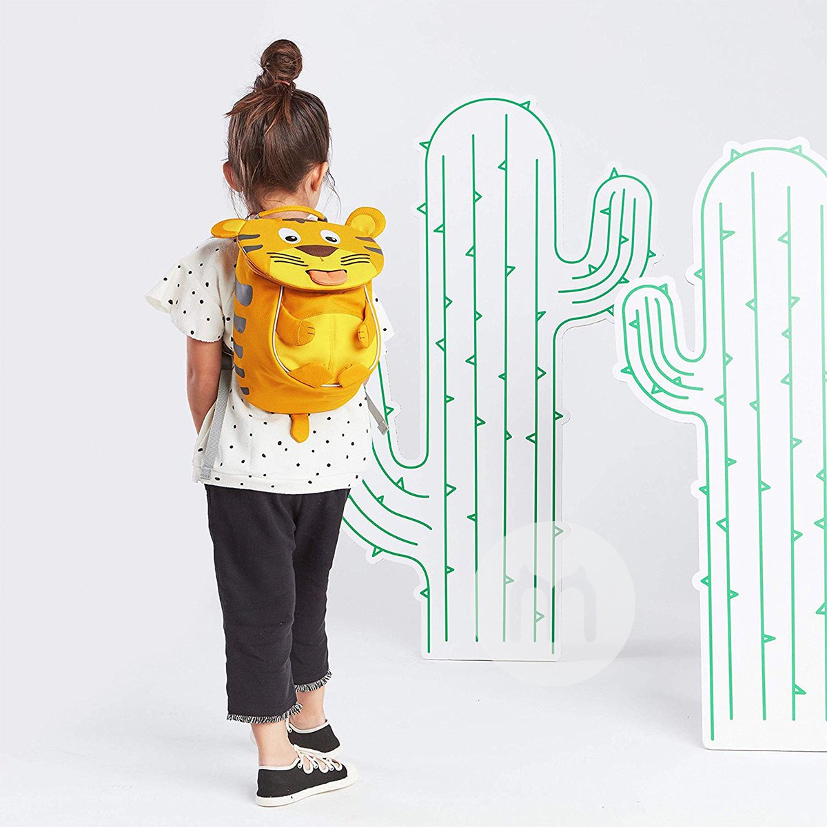 Affenzahn 독일귀여운동물노란호랑이유치원어린이배낭 1-3 세해외버전