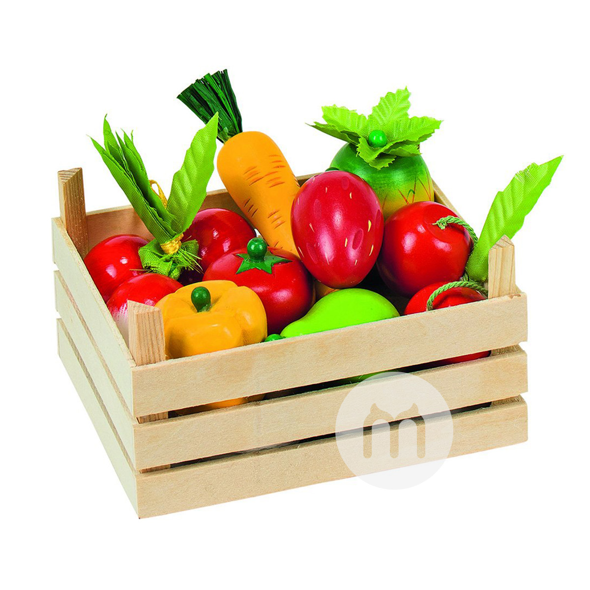 Goki독일나무과일및야채어린이장난감해외버전