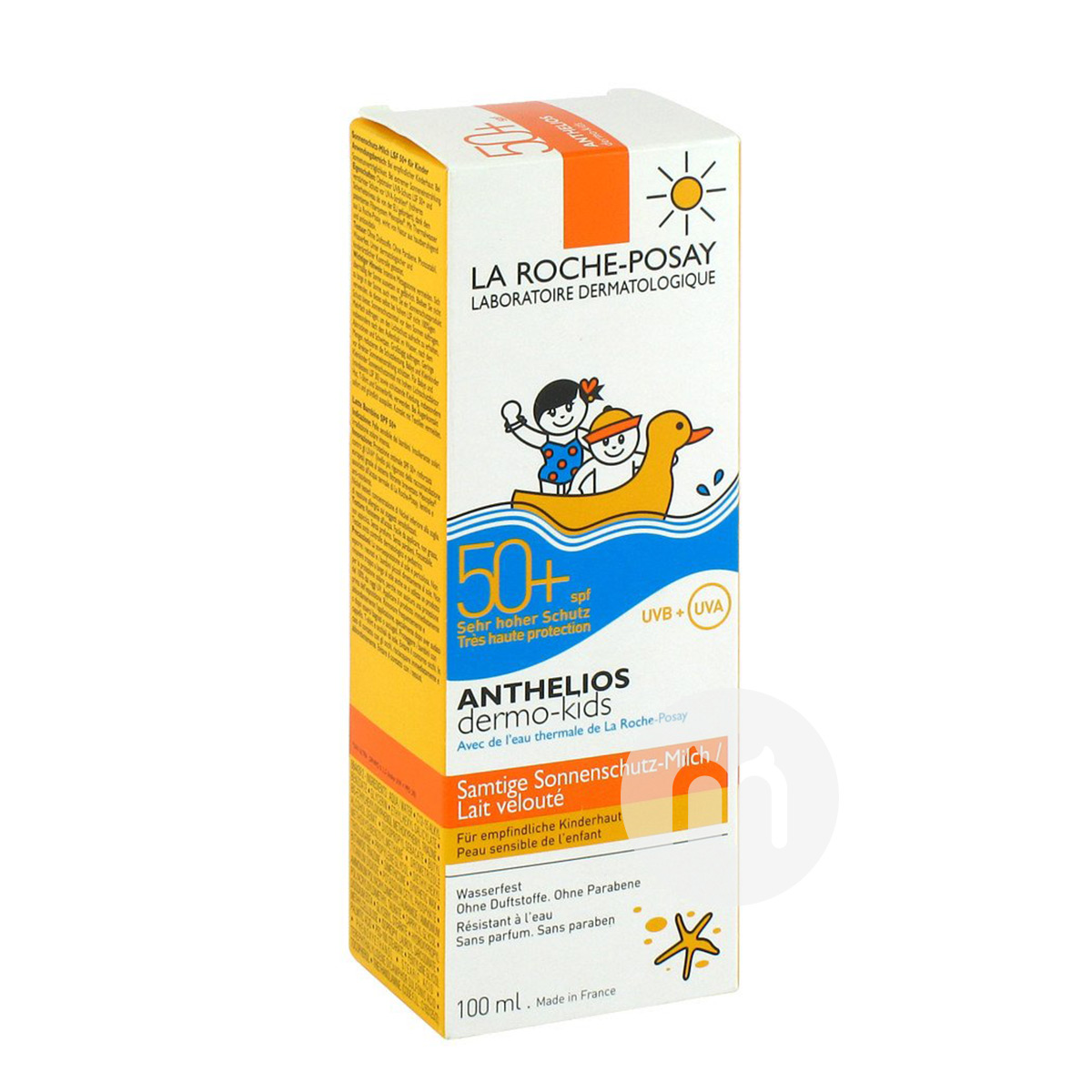 LA ROCHE-POSAY 프랑스어민감한어린이방수선스크린 100ml SPF50 + 해외버전