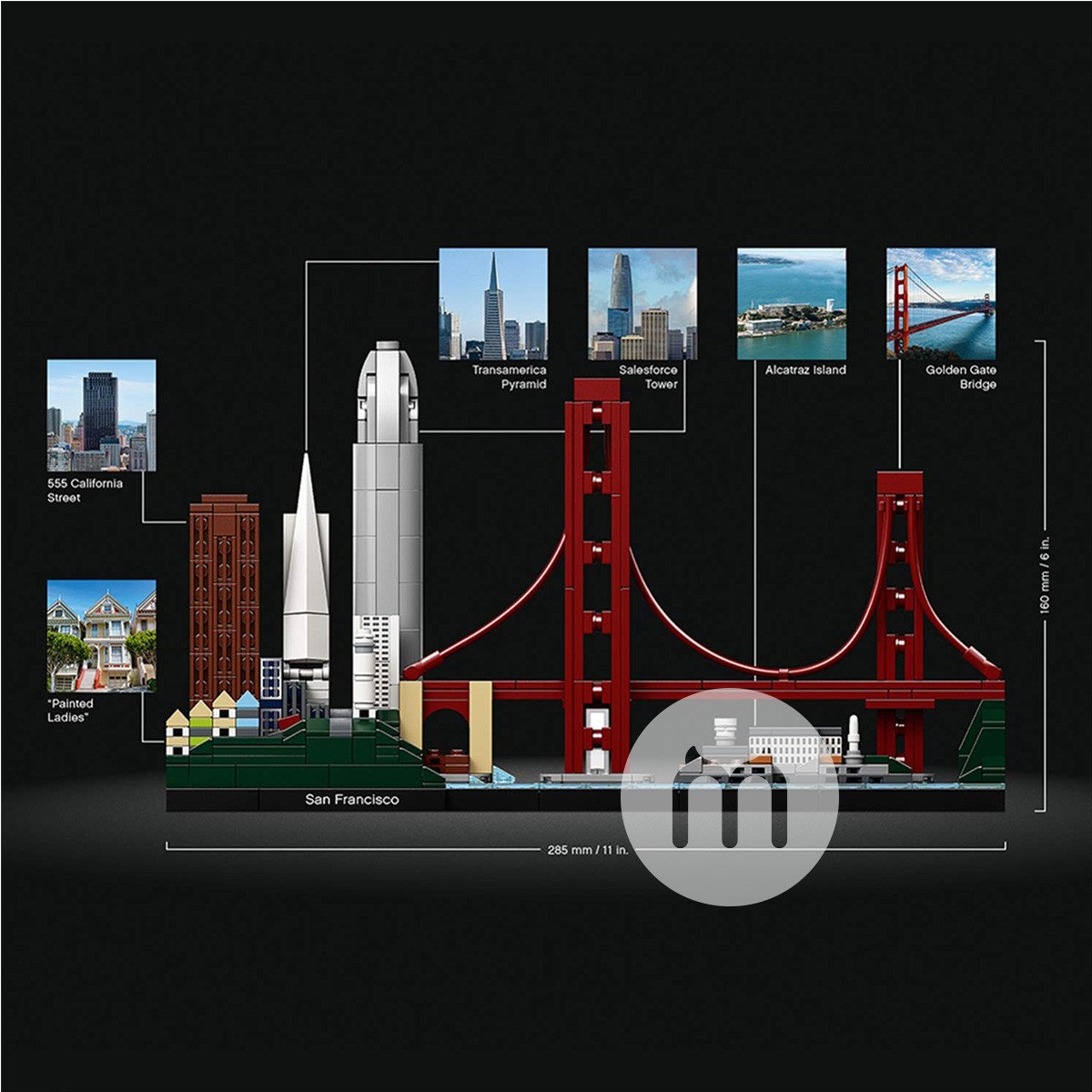 LEGO 덴마크건축시리즈 21043 샌프란시스코해외판