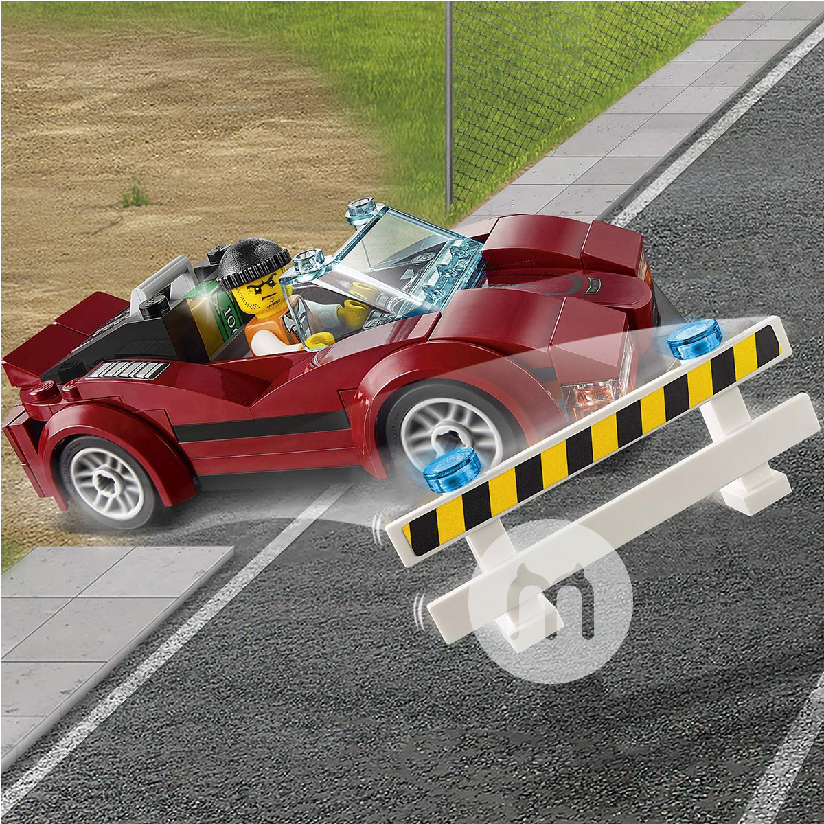 LEGO 덴마크도시시리즈경찰이 60138 해외버전을고속으로쫓습니다.