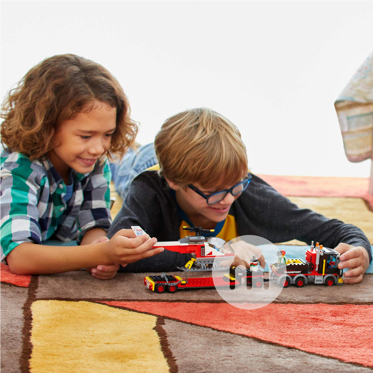 LEGO 덴마크시티시리즈중형헬리콥터운송업체 60183 해외판