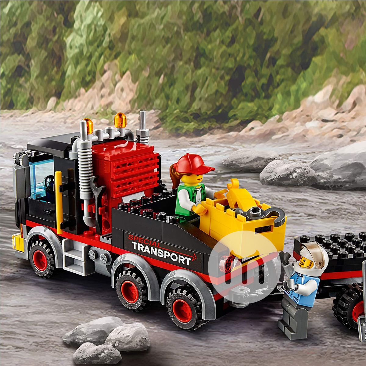 LEGO 덴마크시티시리즈중형헬리콥터운송업체 60183 해외판