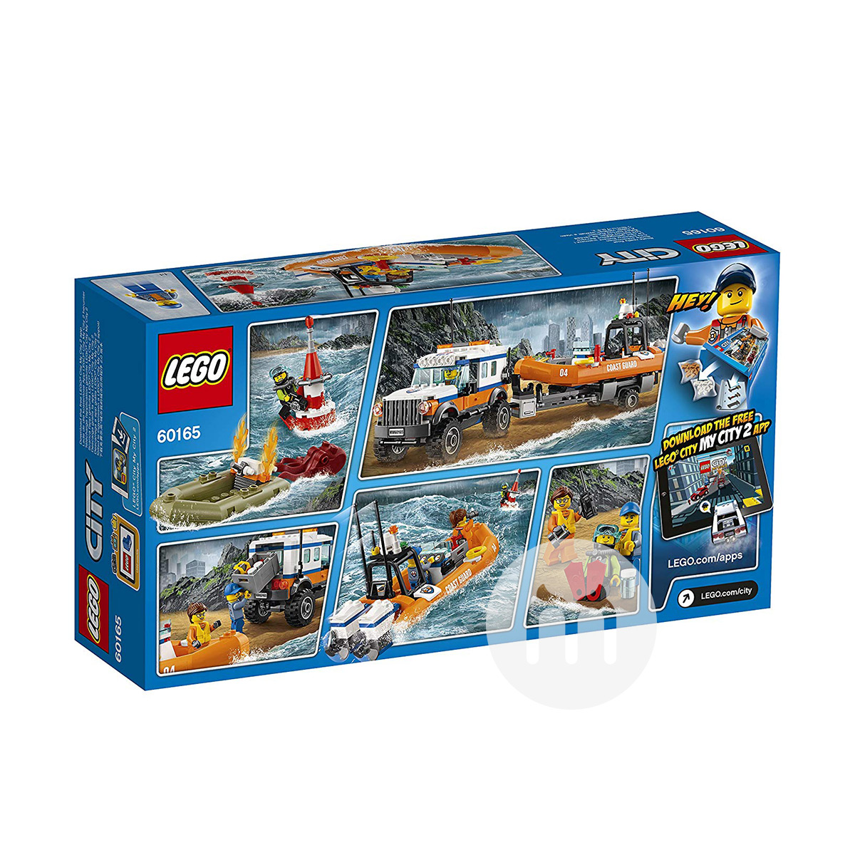 LEGO 덴마크시티시리즈 SUV 구명정 60165 해외판