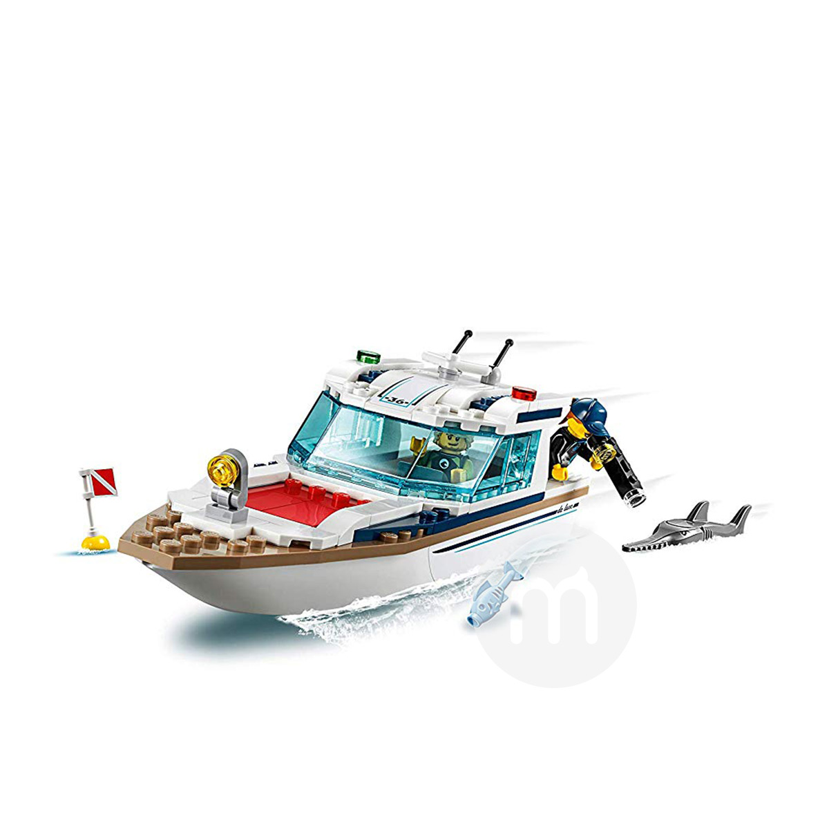 LEGO 덴마크시티시리즈다이브요트 60221 해외판