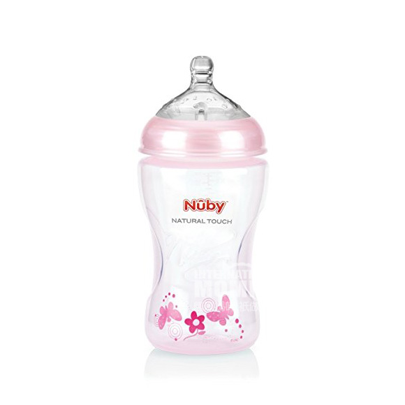 Nuby 미국아기헛배름자연우유느낌넓은입 PP 젖병 330ml 3-6 개월해외버전
