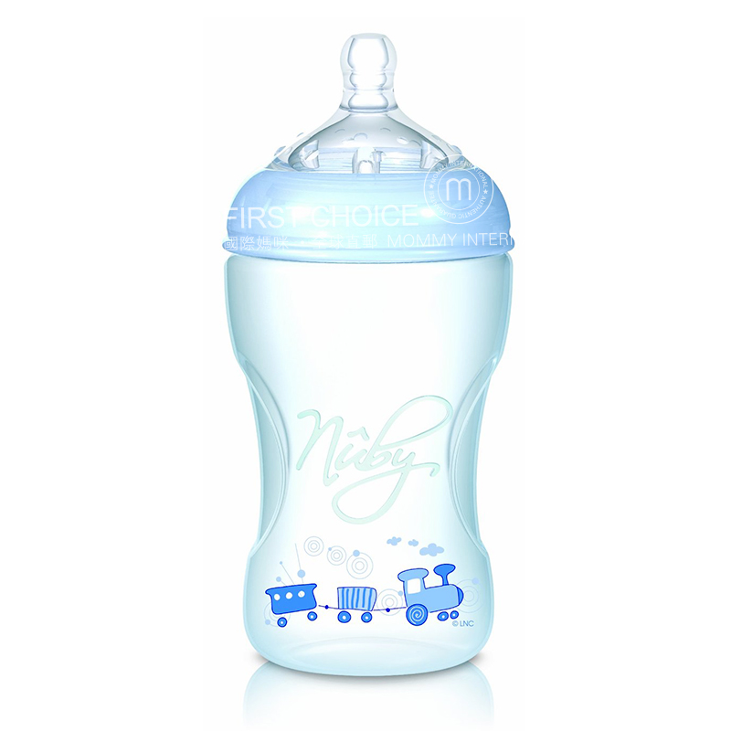 Nuby 미국아기헛배름자연우유느낌넓은입 PP 젖병 330ml 3-6 개월해외버전