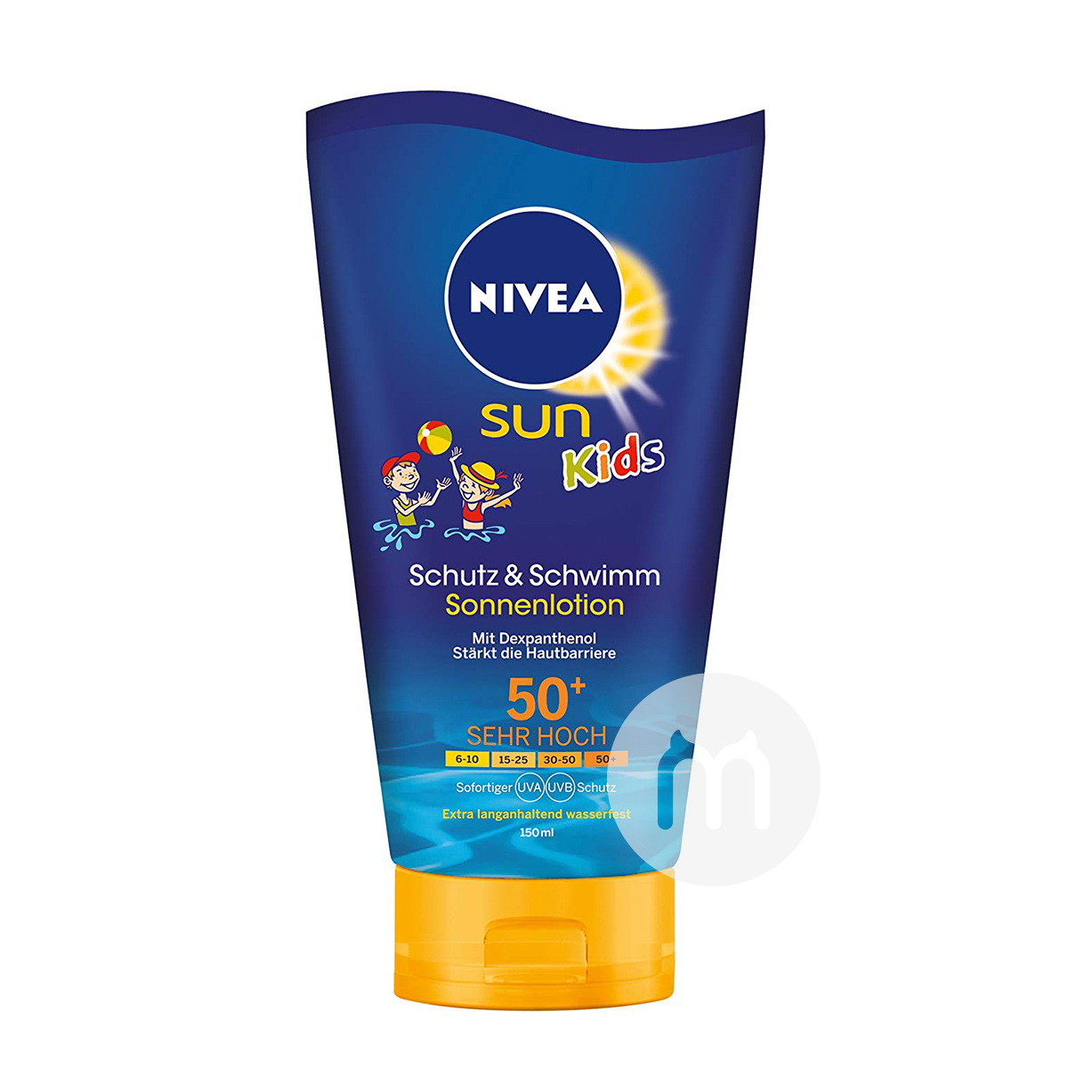 NIVEA 독일어린이수영스포츠방수강화선스크린 SPF50 해외버전