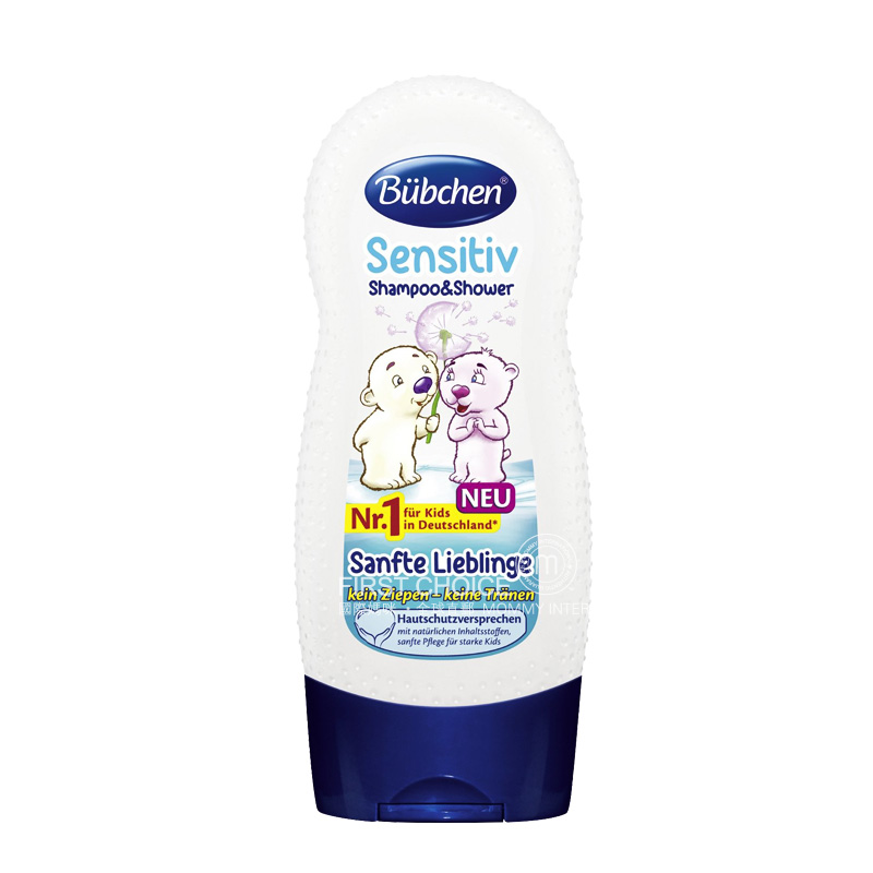 Bubchen 독일어린이용샴푸및욕조 2 in 1 저자극성해외버전