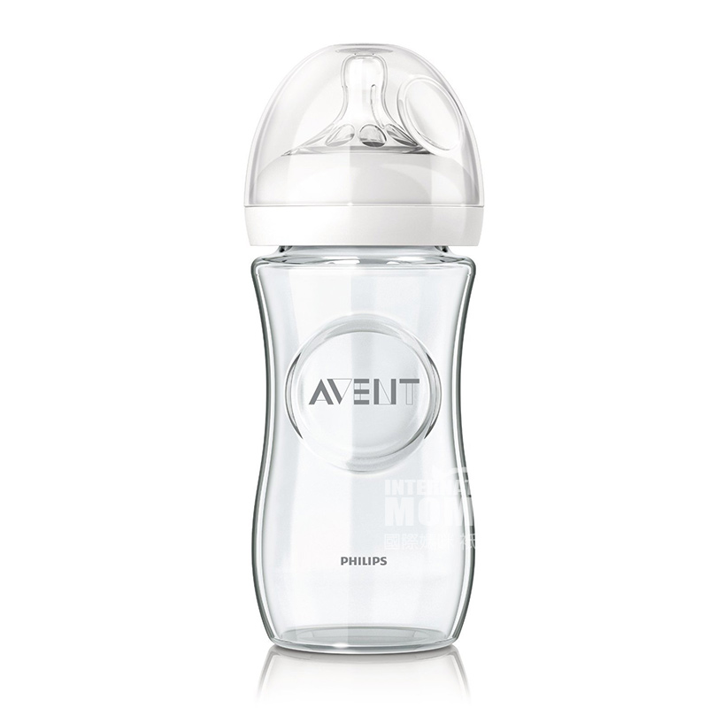 PHILIPS AVENT 영국와이드구경천연기본유리병 240ml 0-6 개월해외버전