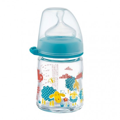 Nip 독일광대구경배가스방지드롭글라스젖병 120 ml 0 개월이...