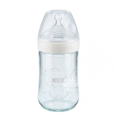 NUK 독일 NUK 매우넓은입유리젖병실리콘젖꼭지 240ml 0-...