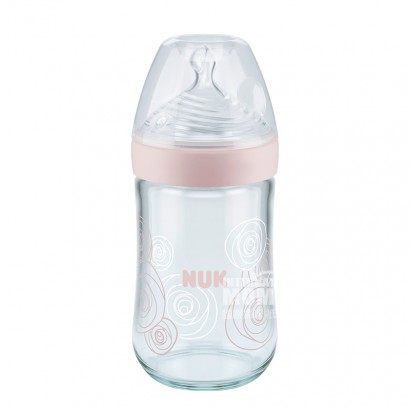 NUK 독일 NUK 매우넓은입유리우유병실리콘젖꼭지 240ml 0...