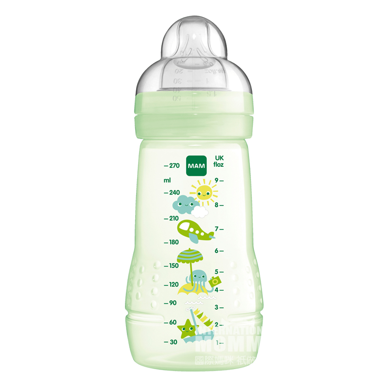 MAM 오스트리아광폭 pp 젖병 270ml 2 개월이상해외판