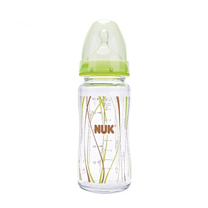 NUK 독일넓은입유리공급병 240ml 0-6 개월해외버전
