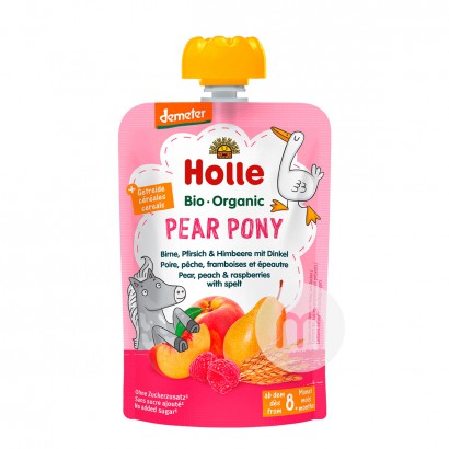 Holle 독일유기과일통밀시리얼진흙흡입 100g * 6 해외버전