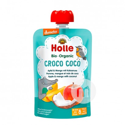 Holle 독일y 유기농애플망고코코넛퓨레 100g * 6 해외버...
